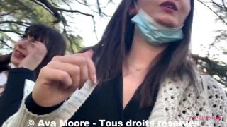 Ava Moore – We Suck a Student in the Toilets of a Park in Lyon with Luna Rival Bukkake!