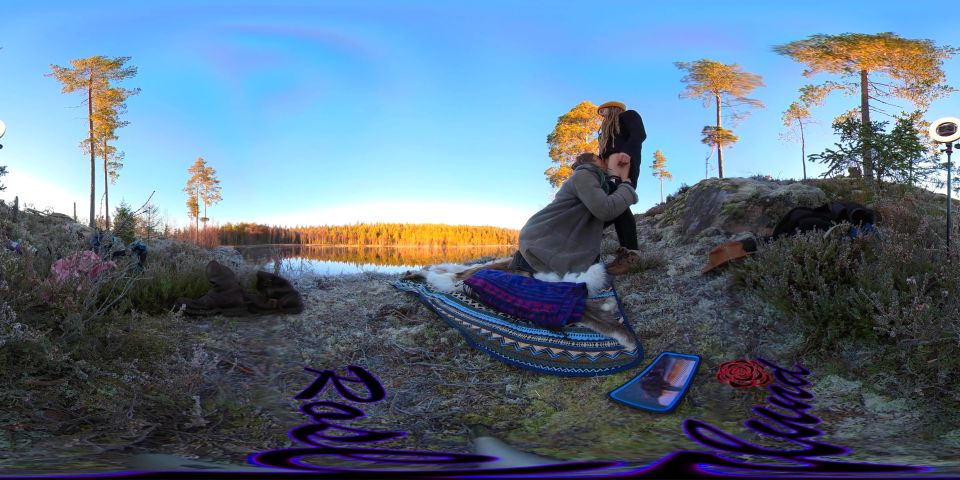 Sex On A Reindeer Skin Next To A Forest Lake  RosenlundX  VR 360  5,7K 