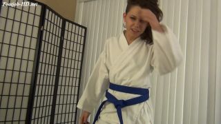Bailey Earns Her Red Belt – Karate Domination – Bailey Paige Foot