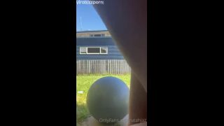 Utahjaz Utahjaz Outdoor Masturbation Video in Her Backyard Showing Her Pussy and Big Tits  utahjaz 