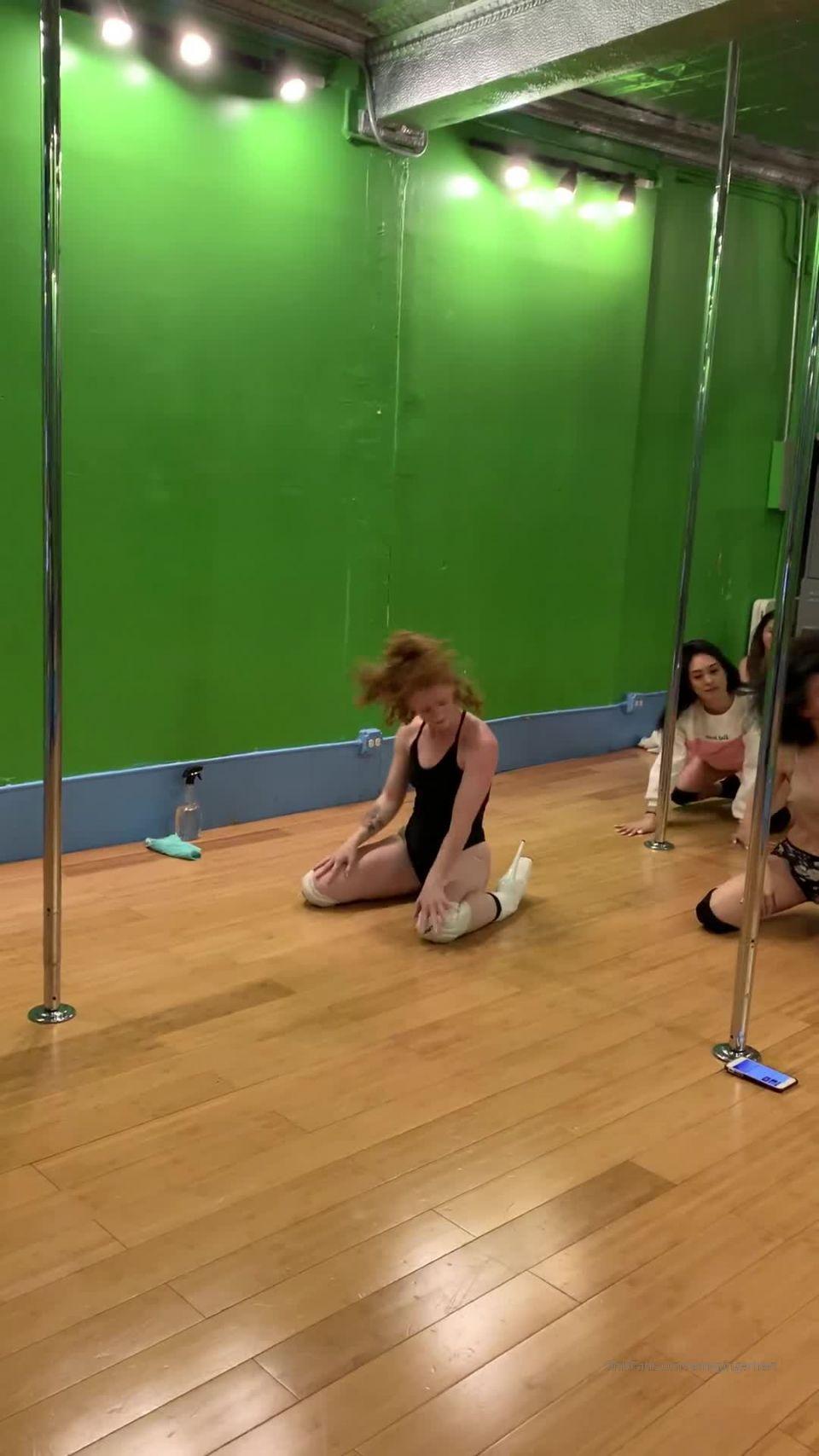  amygingerhart  Pole dance from class, amygingerhart on teen