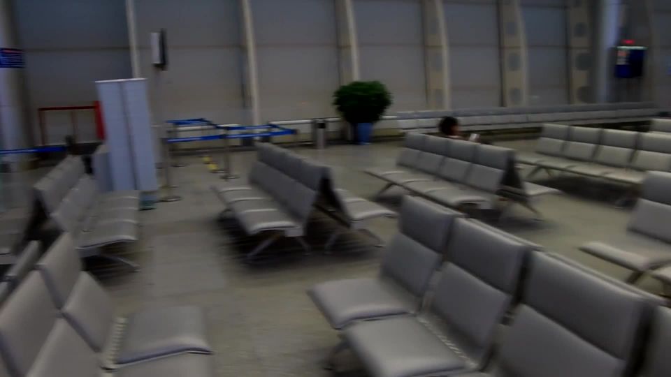 Asian girl seduced at the airport and fucked in the ass for the first time! POV