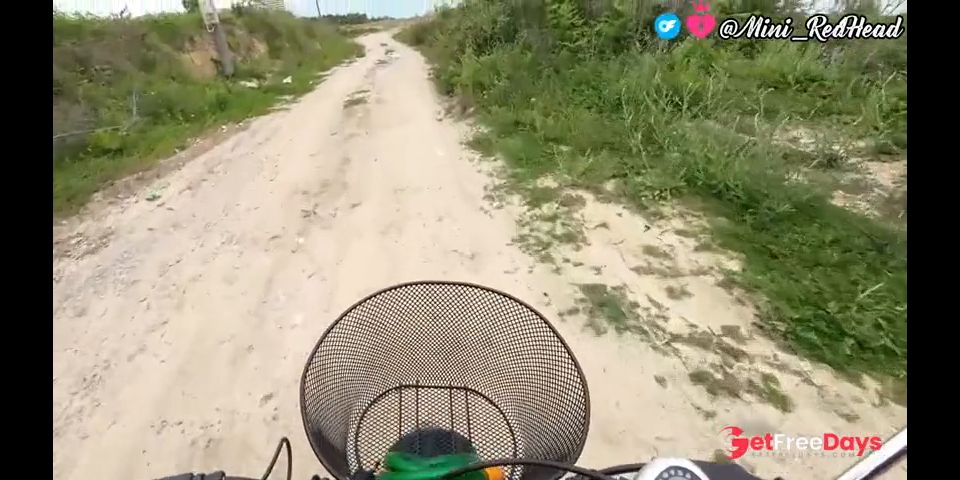 Bike Ride to Seaview Mountain, Hot Sex with Blowjob and Doggystyle, Cum in Mouth