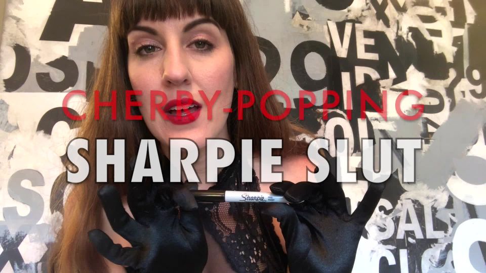 Pt 1DommeTomorrow - Cherry-Popping SHARPIE Slut