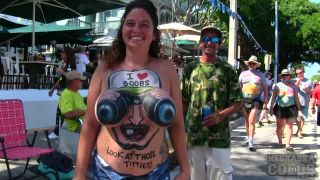Last Day And Night Of Fantasy Fest 2018 From Key West Florida Hot Girls Naked In The Streets public 