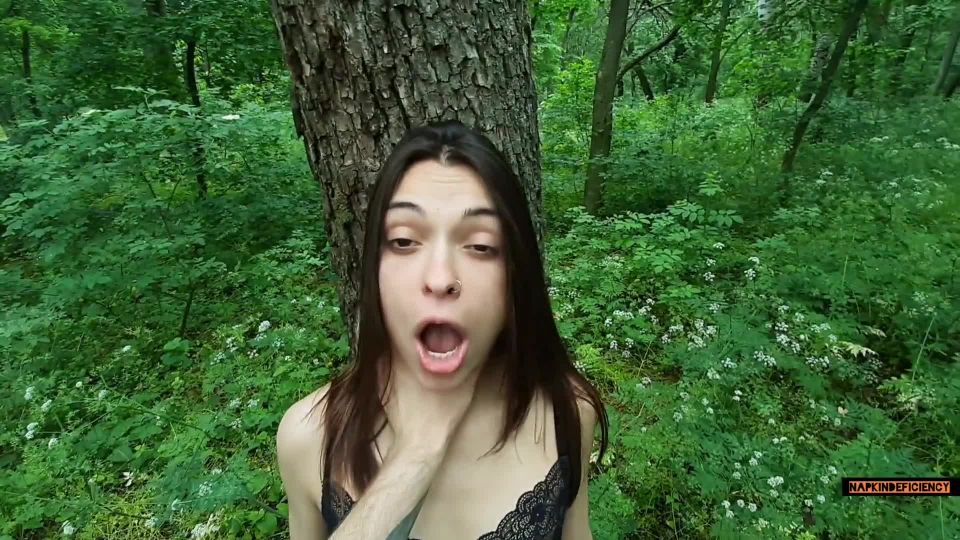 free xxx video 45 NapkinDeficiency - He Took the Beauty to the Forest and Roughly Fucked her Mouth and Pussy  | sexy | brunette girls porn porn teen amateur sex