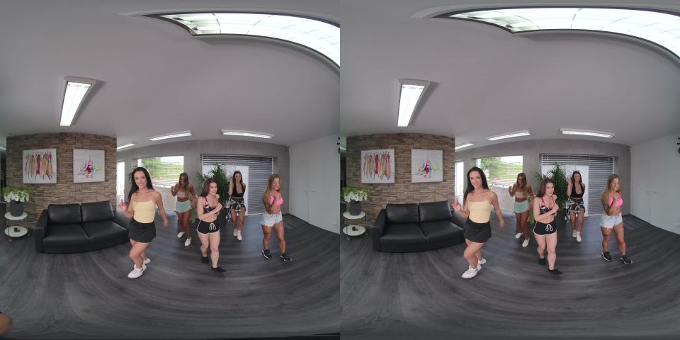 Eveline Dellai, Katy Rose, Sereyna Gomez, Silvia Dellai, Zuzu Sweet - Dancing Babes Club - VR Porn (UltraHD 4K 2021)