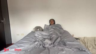 My stepsister catches me masturbating, joins me and I take the opportunity to fuck her hard with a s