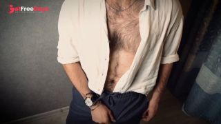 [GetFreeDays.com] Horny Guy In Sweatpants Masturbates His small Cock Until Moaning Cumshot. Loud Orgasm Porn Clip June 2023