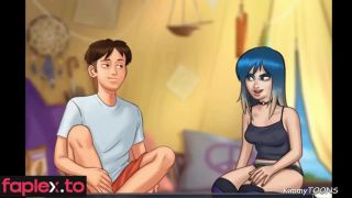 [GetFreeDays.com] Summertime Saga Sex Scene - Trans woman gets hand job from her boyfriend Porn Video February 2023