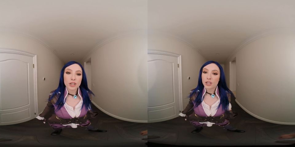 Petite Ailee Anne As LEAGUE OF LEGENDS CAITLYN Interrogates You VR Porn