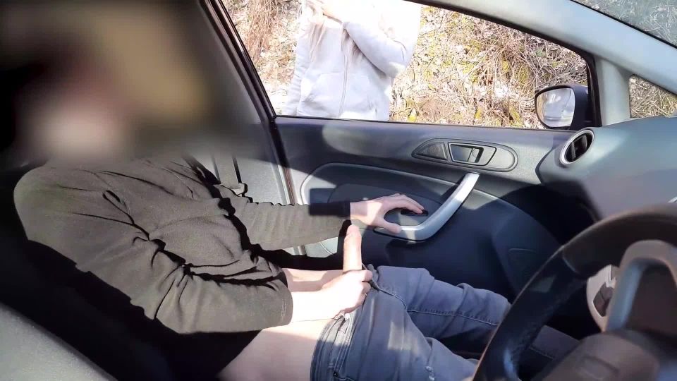 Sex AssociatesPublic cock flashing - Guy jerking off in car in park was caught by a runner girl who helped him cum