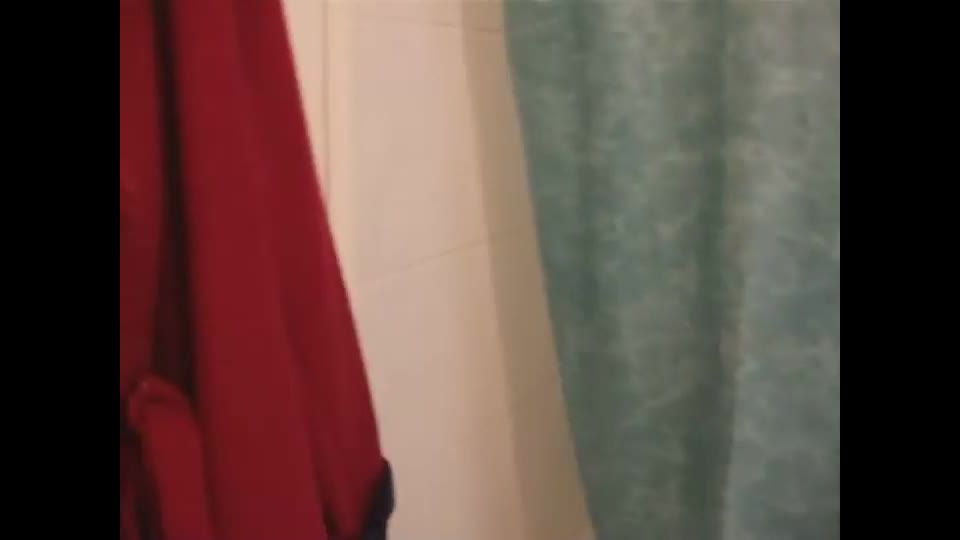 Teasing naked sister in the shower