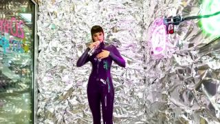 online xxx clip 9 Svetlana Tight Purple Latex Catsuit [MyLatexBabe] (SD 666p), femdom pron on fetish porn 