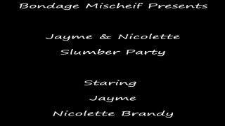 adult video clip 39 Jayme & Nicolette Slumber Party, bdsm kiss on femdom porn 