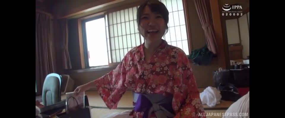 Awesome Girl in kimono pleases horny man with Japanese sex Video Online