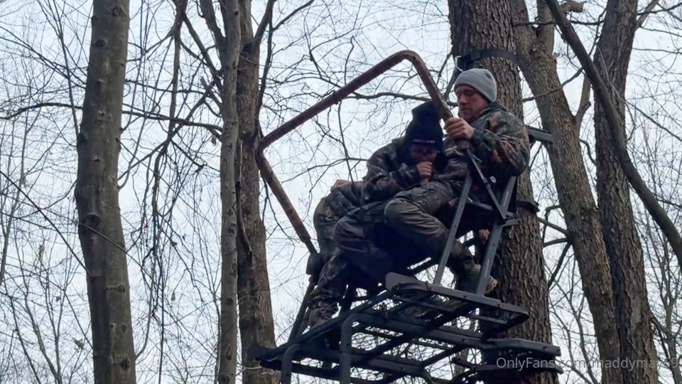 Maddy May - Maddy gets fucked in a tree stand - Teen