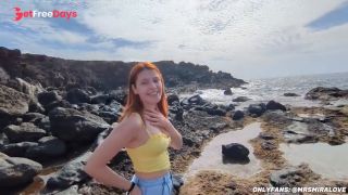 [GetFreeDays.com] POV Risky public blowjob, my readhead girlfriend sucks my dick on the beach DIA ITA Porn Leak February 2023