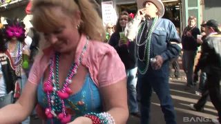 Grannies And Milfs Show Off Their Tatas At Mardi Gras