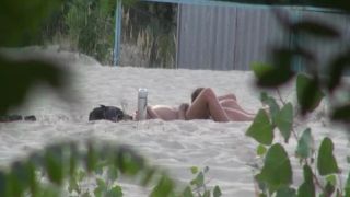 Two couples fucking in beach Nudism!