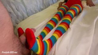 online porn clip 19 secret foot fetish Footjob Pride – Covid Couple, footjob on handjob porn