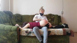 Girl was Punished Spanking.