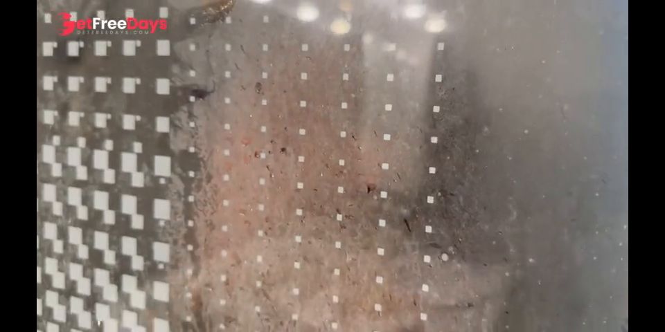 Je baise la sur de mon ami et jacule sur son cul aprs lavoir surprise sous la douche pendant le