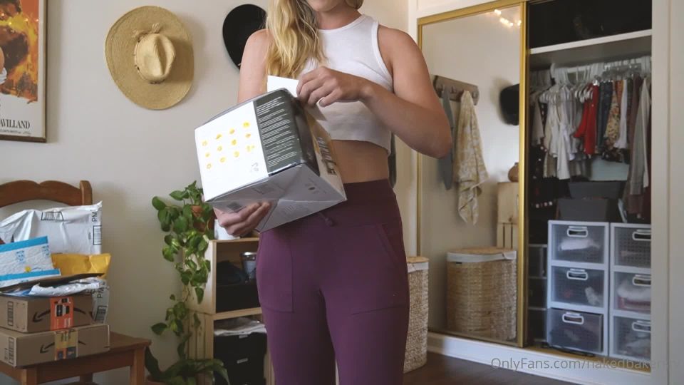 xxx video 23 NakedBakersTV – Got a Bunch of Amazon Gifts in the Mail, cruel crush fetish on fetish porn 