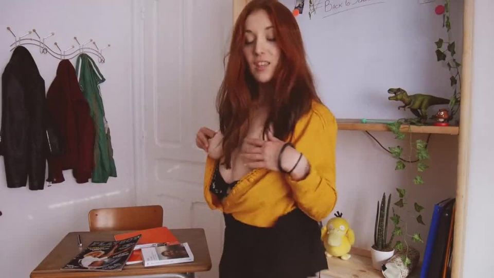 Video online Trish Collins - Teacher caught you reading a porn mag - Instructions | femdom pov | pov