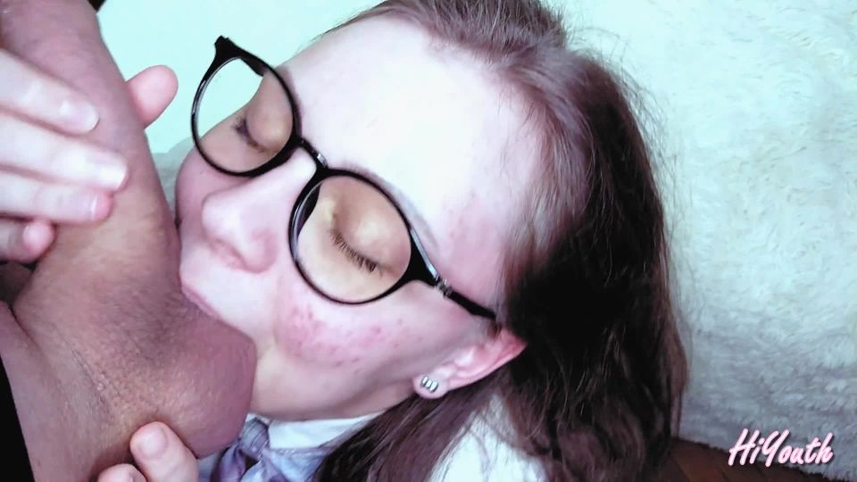 video 34 Amateurporn.cc - HiYouth - Cumshot On Teen Glasses [FullHD 1080p],  on teen 