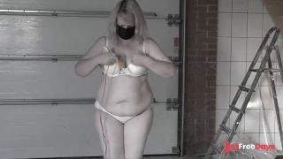 [GetFreeDays.com] A mature bbw milf with a hairy pussy and big saggy natural tits is jumping rope. Adult Clip June 2023