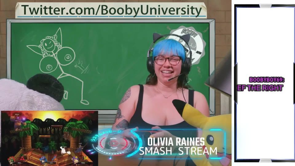 M@nyV1ds - TheBoobyUniversity - Olivia Raines Smash Stream