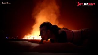 [GetFreeDays.com] 51 Passionately fucking in front of the fire at the BURNING MAN FESTIVAL Sex Clip February 2023