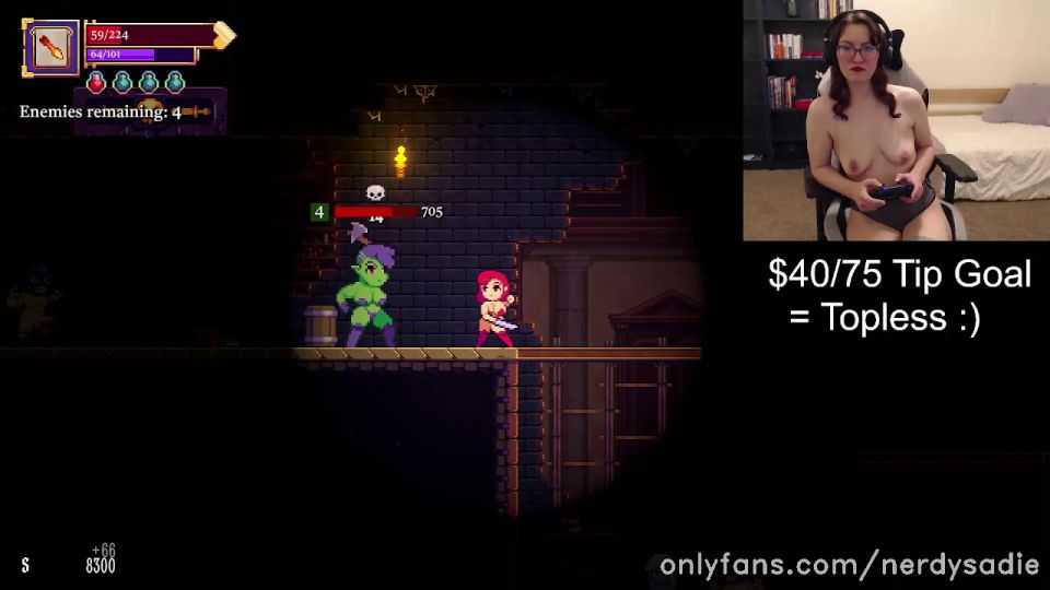 nerdysadie-solo fans 2023-04-22 Onlyfans cortó la primera mitad de la corriente y no lo hizo