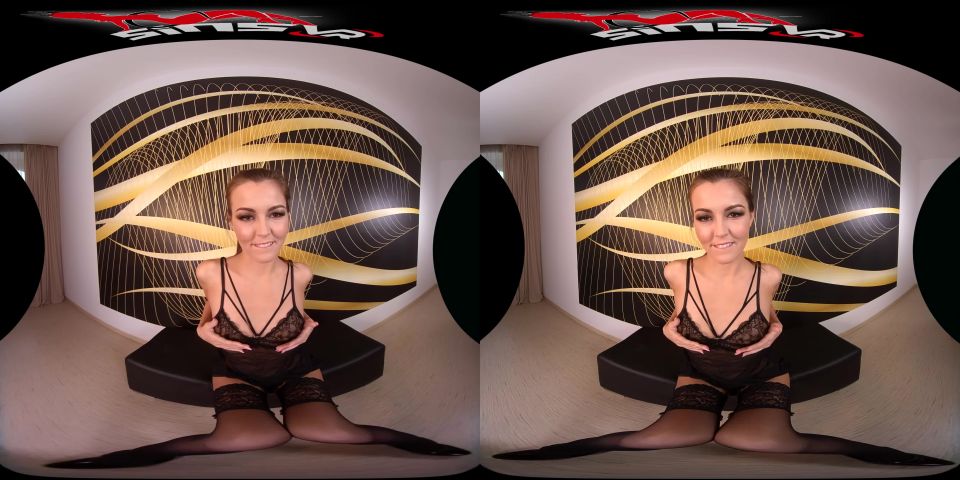 Online porn - SinsVR presents Cindy Shine in Arabesques Brunette in Stockings Fingering virtual reality