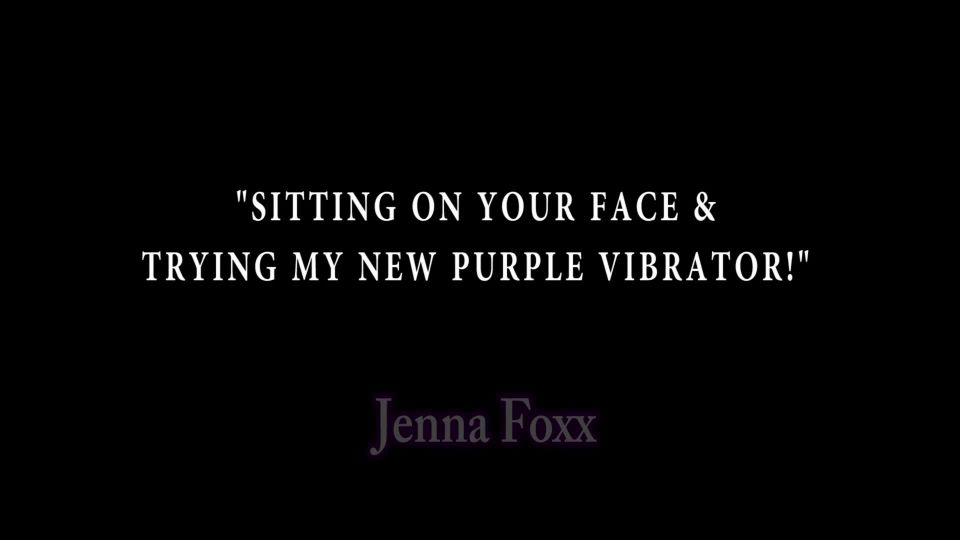 free porn clip 10 Sitting On Your Face & Trying My New Purple Vibrator! - Foxxed Up - jenna foxx - solo female 1080p hardcore xxx