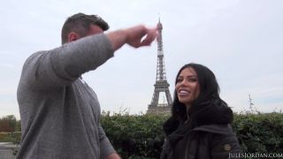 Canela Skin - Latina Beauty Is Your Anal Sex Tour Guide Around Paris [JulesJordan / HD / 720p], sasha fox blowjob on big tits 