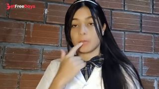 Different positions for a slim 18-year-old schoolgirl Homemade video