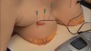 Fixed the Tits with Needles - tit torture - fetish porn breeding fetish