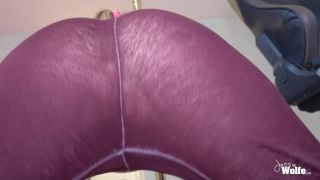 Jessie Wolfe TEASE see through sweatpants - Femdom