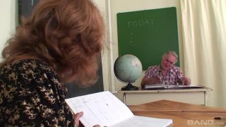 xxx video 7 Spanking - Senior Teachers Bang One Out On The Desk And She Swallows To Clean Up - spanking - fetish porn kik femdom