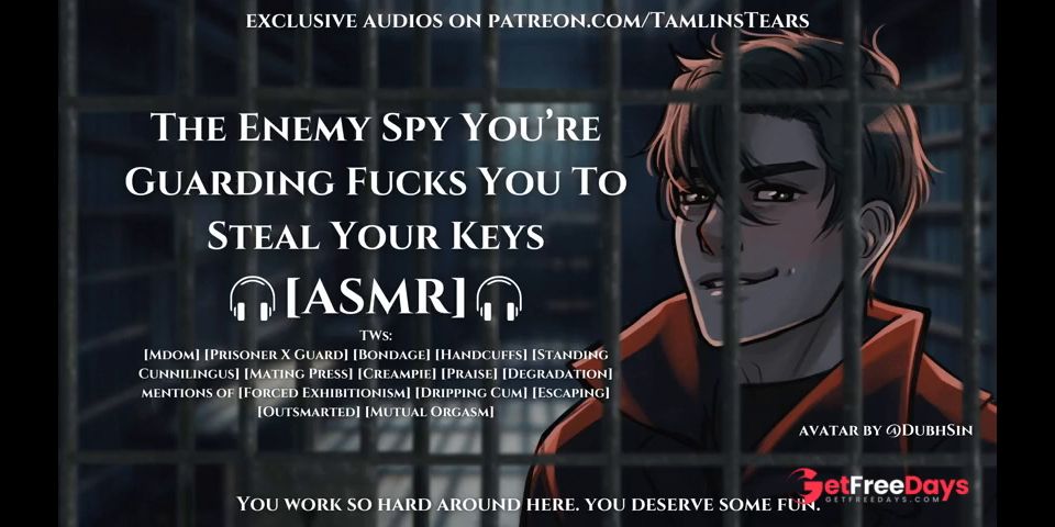 [GetFreeDays.com] Enemy Spy Youre Guarding Fucks You To Steal Your Keys  ASMR Audio Roleplay For Women M4F Porn Clip May 2023
