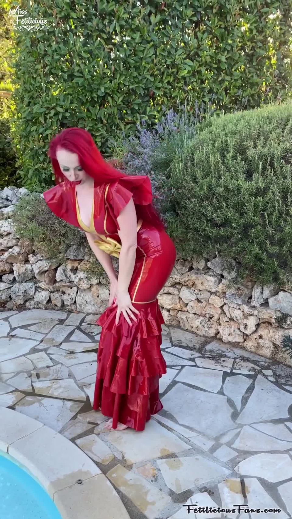 FetiliciousFans SiteRipPt 2Red Dress