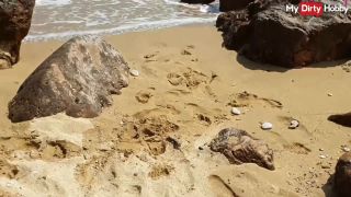 JuliaPink Sucks Cock While Being Watched At The Beach  MyDirtyHobby