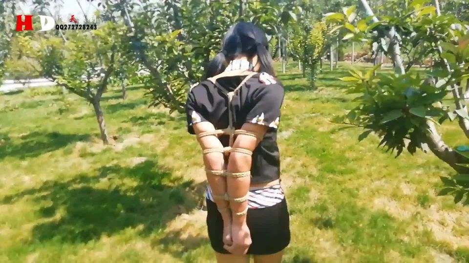 online adult video 1 china bondage public outdoor hogtied, soles fetish on public 