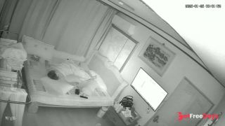 [Sleeping.Porn] She fell asleep while watching TV - bedroom hidden camera