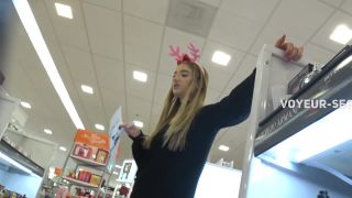 Bitchy girl works as store attendant