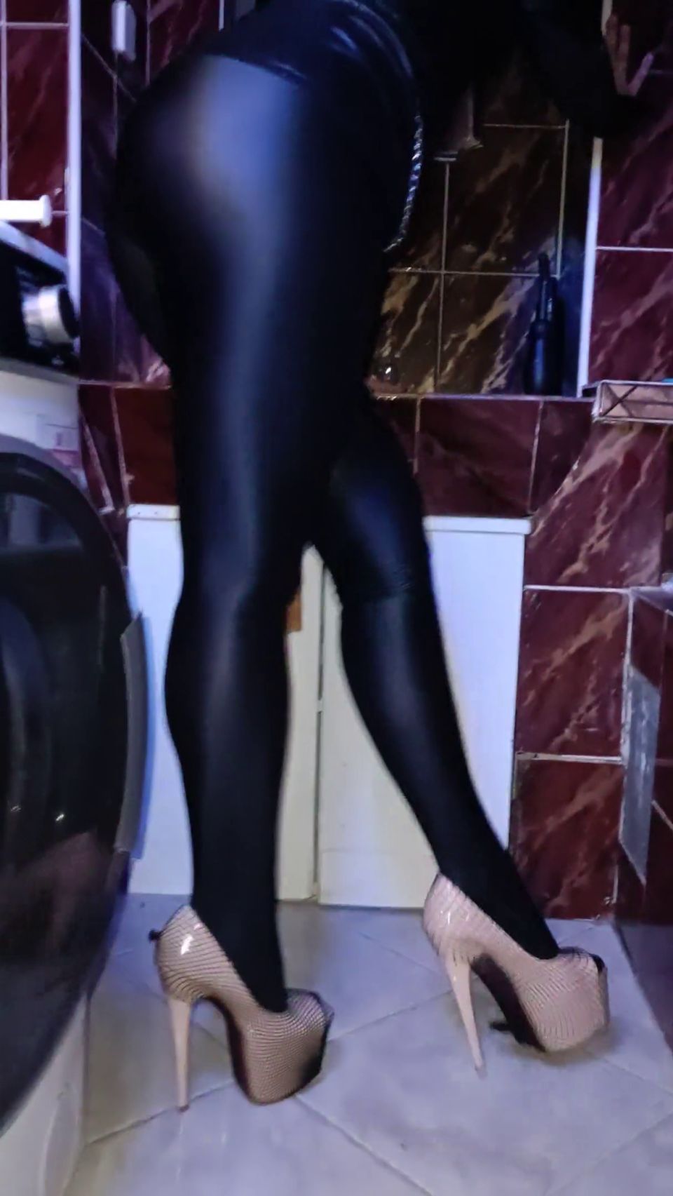 Spandex Ass Leggings Worship