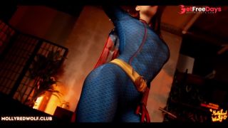 Little Whore Felt the Full Power of Fem Homelander. Femdom, Creampie