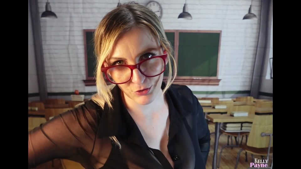 free adult clip 11 femdom gagged Kelly Payne - Daydream about HOT Teacher JOI - FullHD 1080p, edge play on fetish porn